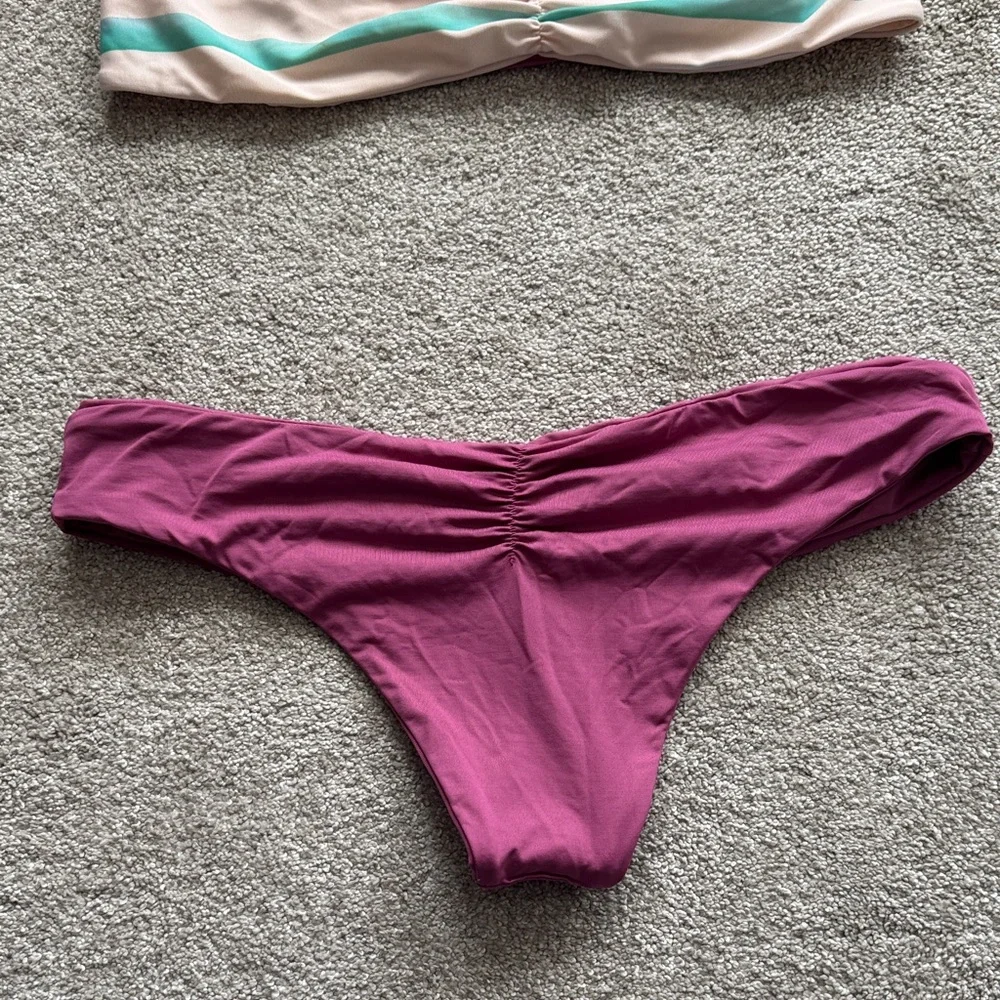 L*Space Multicolor Striped Bikini - Picture 4 of 6